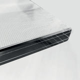 ROTOLO TOVAGLIA TRASPARENTE CRISTAL STAMPATO Piume