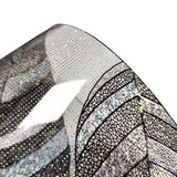 ROTOLO TOVAGLIA TRASPARENTE CRISTAL STAMPATO Foglie