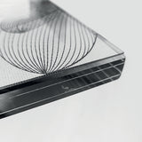 ROTOLO TOVAGLIA TRASPARENTE CRISTAL STAMPATO Fiori