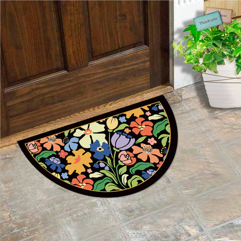 Zerbino In Flanella Di Gomma Per Esterni, 40x60 Cm, Motivo 'Hello Goodbye', Antiscivolo, Lavabile, Per Ingresso Casa