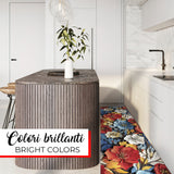 ROTOLO PVC ALBA - FIORI DIPINTI