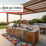 ROTOLO PVC ALBA - FIORI DIPINTI