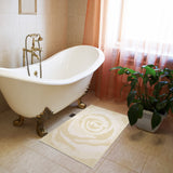 TAPPETO COTONE BAGNO ROSE