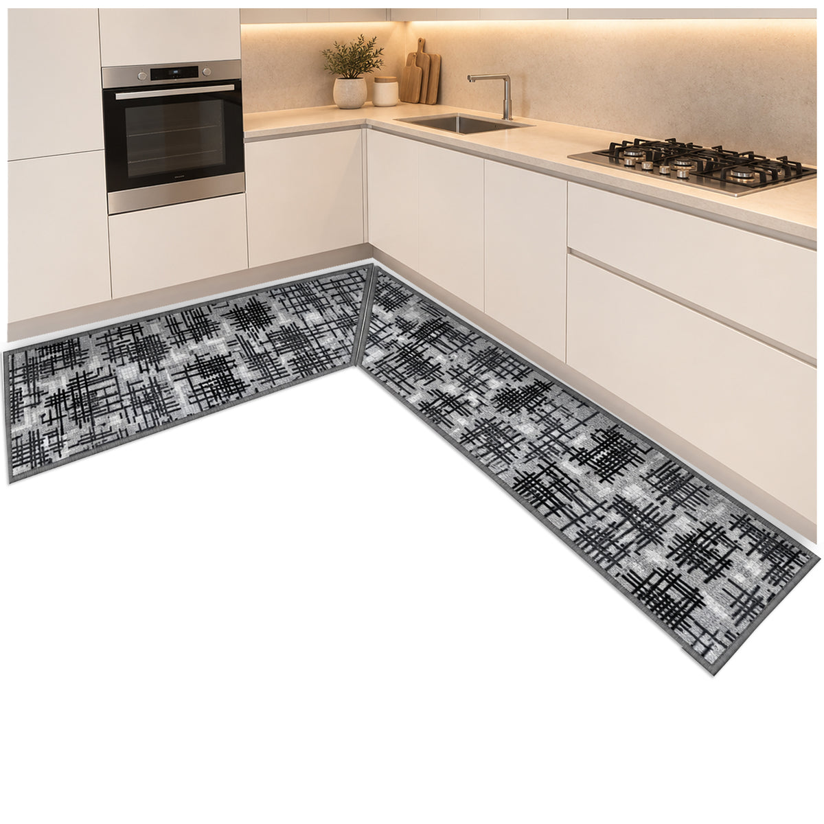 TAPPETO CUCINA INTRECCIO Angolare
