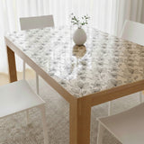 ROTOLO TOVAGLIA TRASPARENTE CRISTAL STAMPATO Fiori