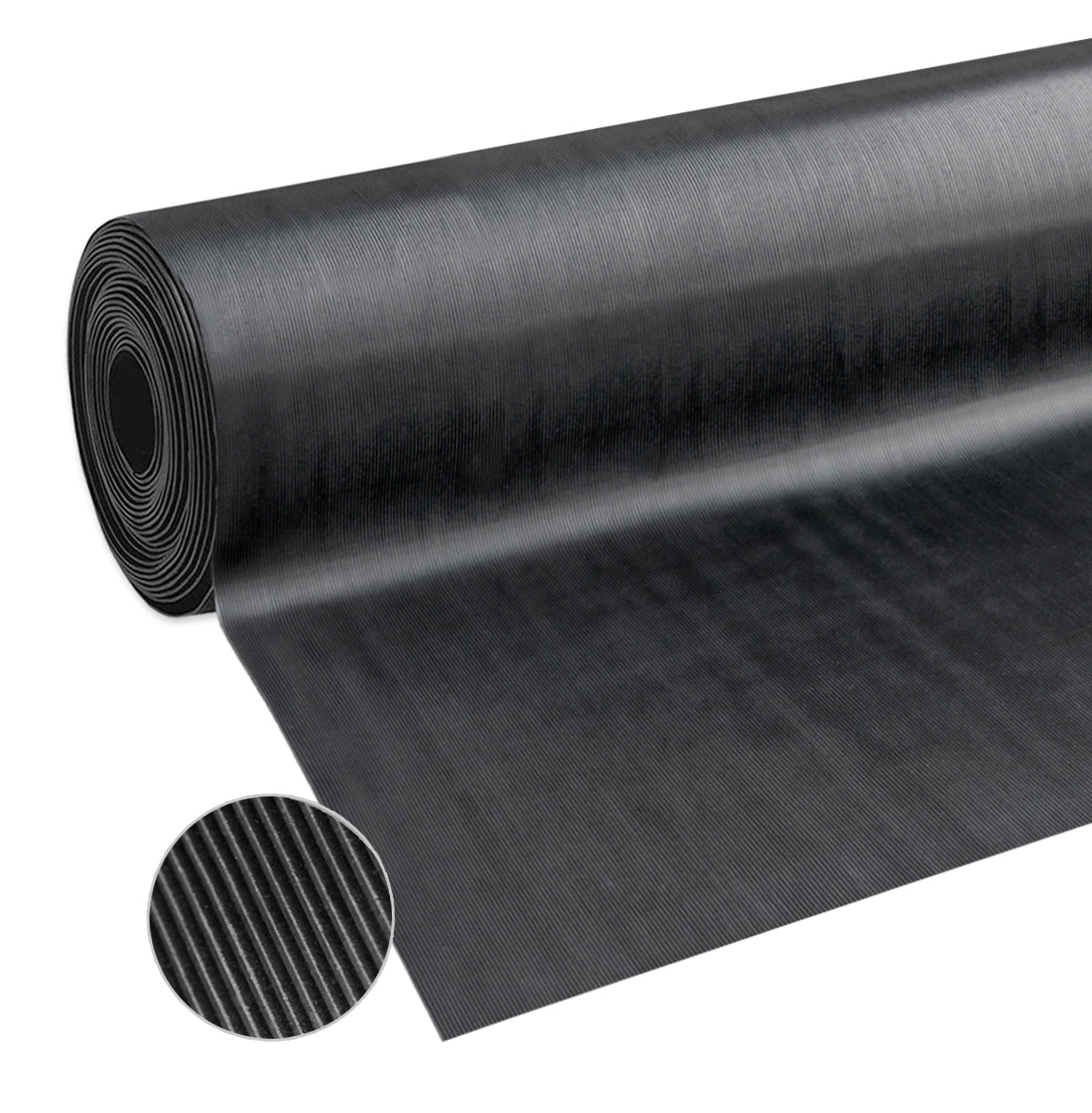 TAPPETO | ZERBINO GOMMA RIGATO H 100 cm