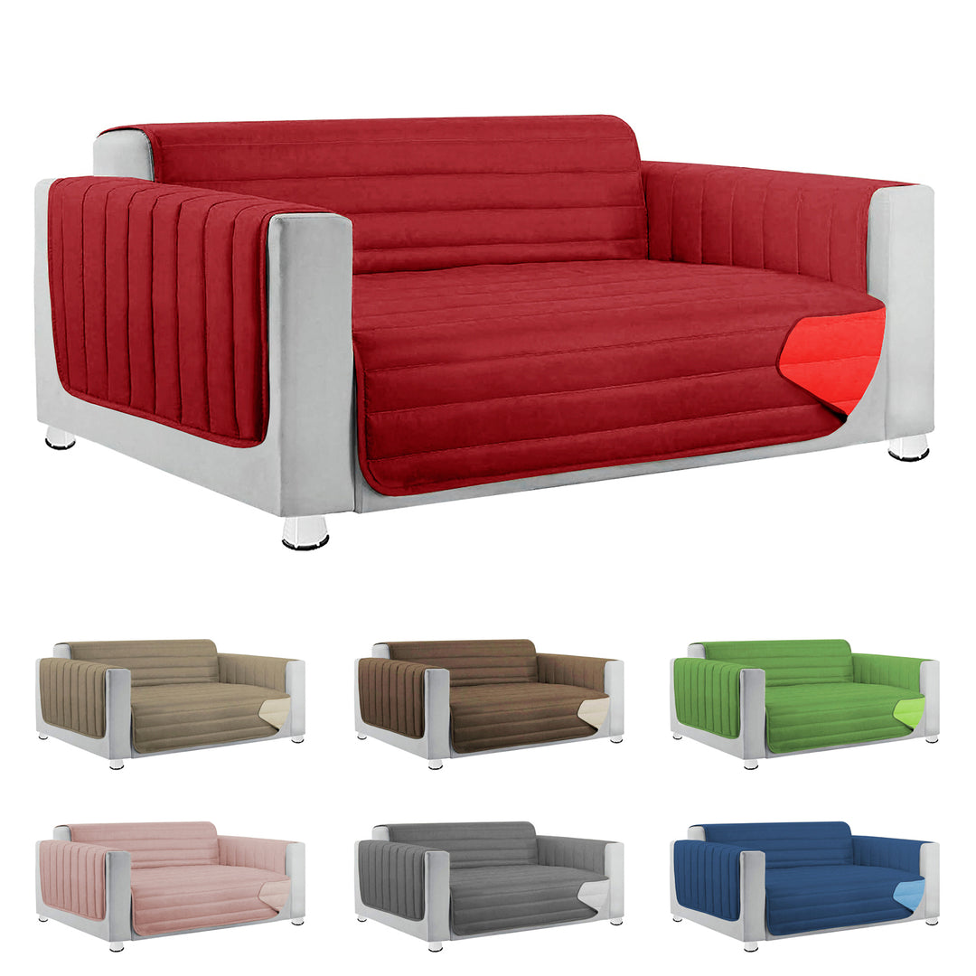 YSTELLAA Copri Divano 2 Posti Con Braccioli, Jacquard Copridivani - Foto 4