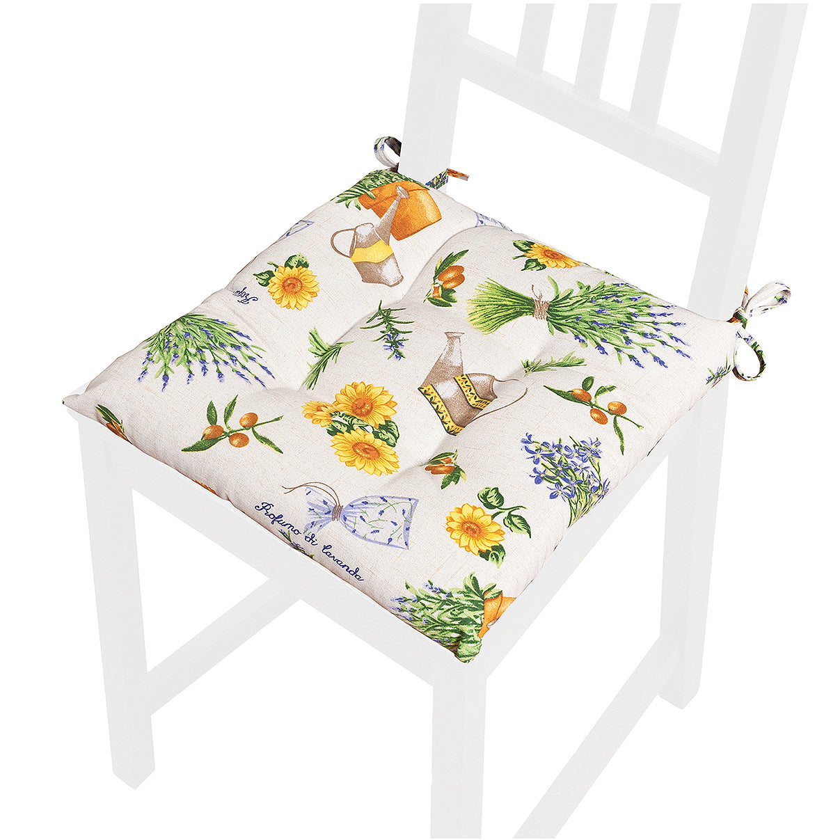 COORDINATO TOVAGLIA CUSCINO LAVANDA SHABBY CHIC