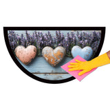 ZERBINO GOMMA LAVANDA E CUORI