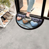 ZERBINO GOMMA LAVANDA E CUORI