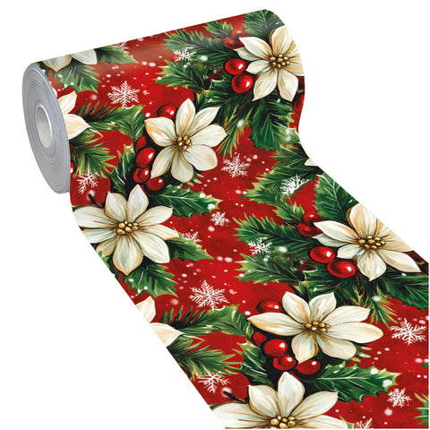 ROTOLO PVC - STELLE DI NATALE