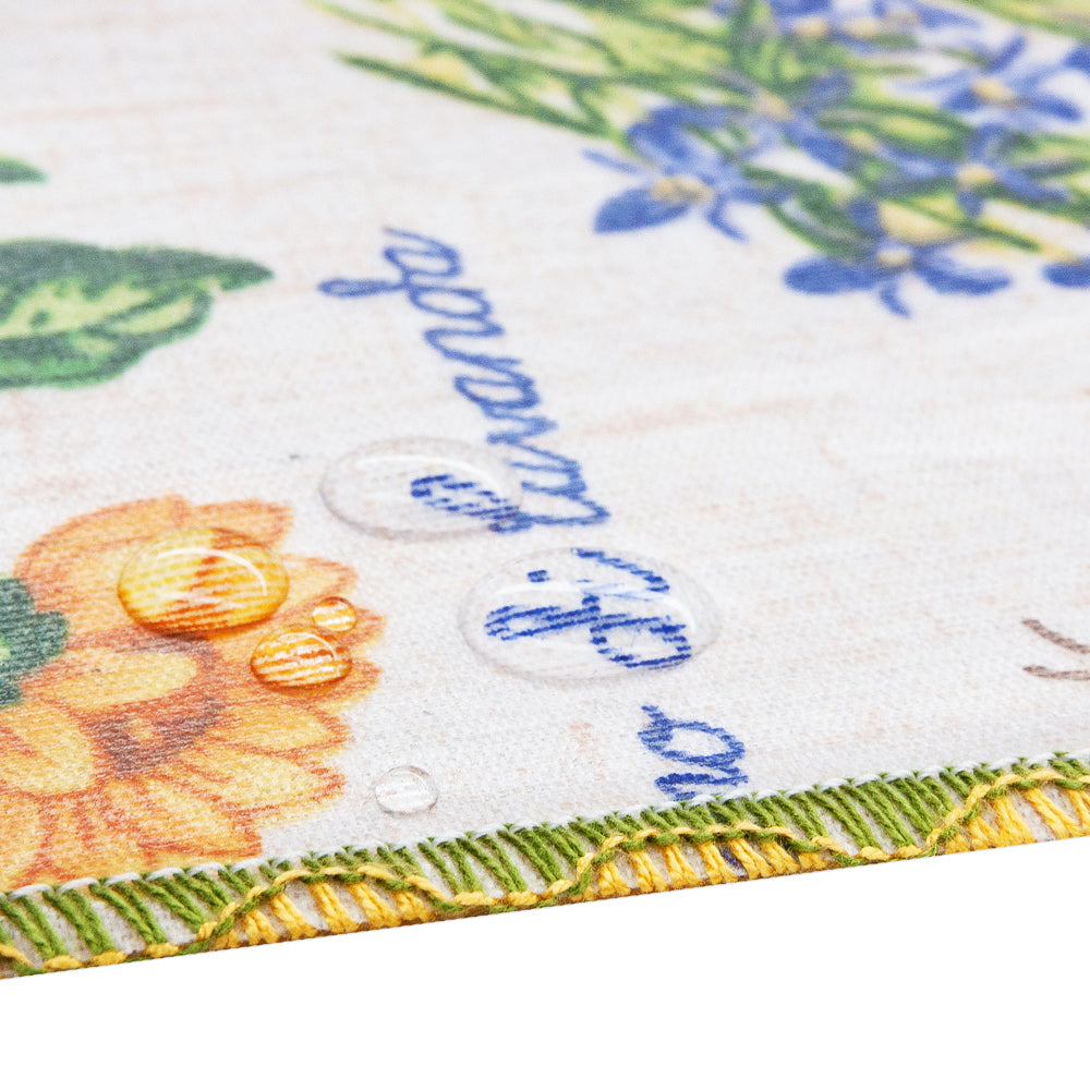 COORDINATO TOVAGLIA CUSCINO LAVANDA SHABBY CHIC