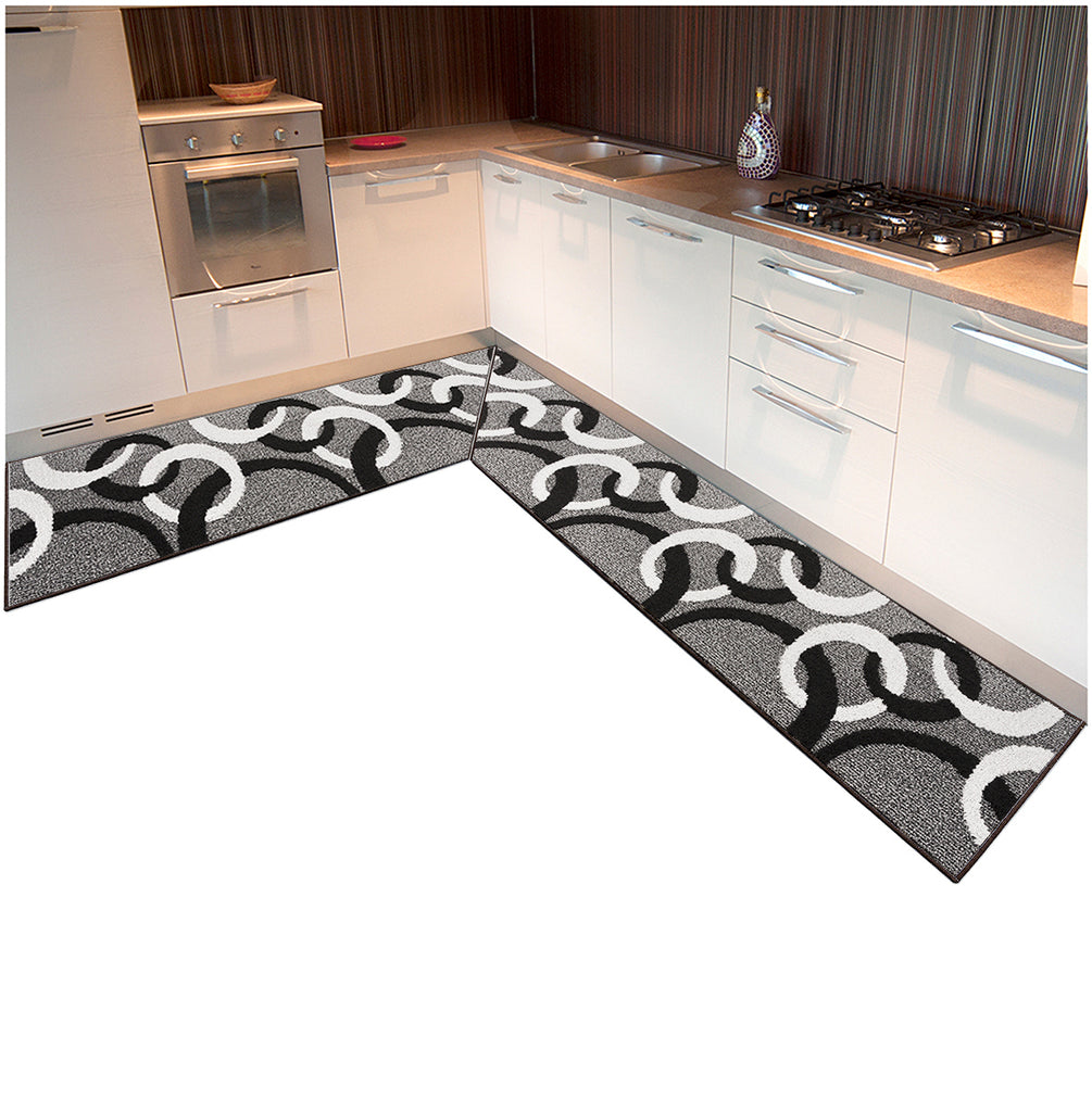 Tappeto Cucina 3D Design Moderno Bordato Passatoia Antiscivolo Lavabile 100 Made In Italy Nero 50x110 Cm 87487178 Tappeto Cucina 3D Design Moderno Bordato Passatoia Antiscivolo Lavabile 100 Made In Italy Nero 50x110 Cm 87487178