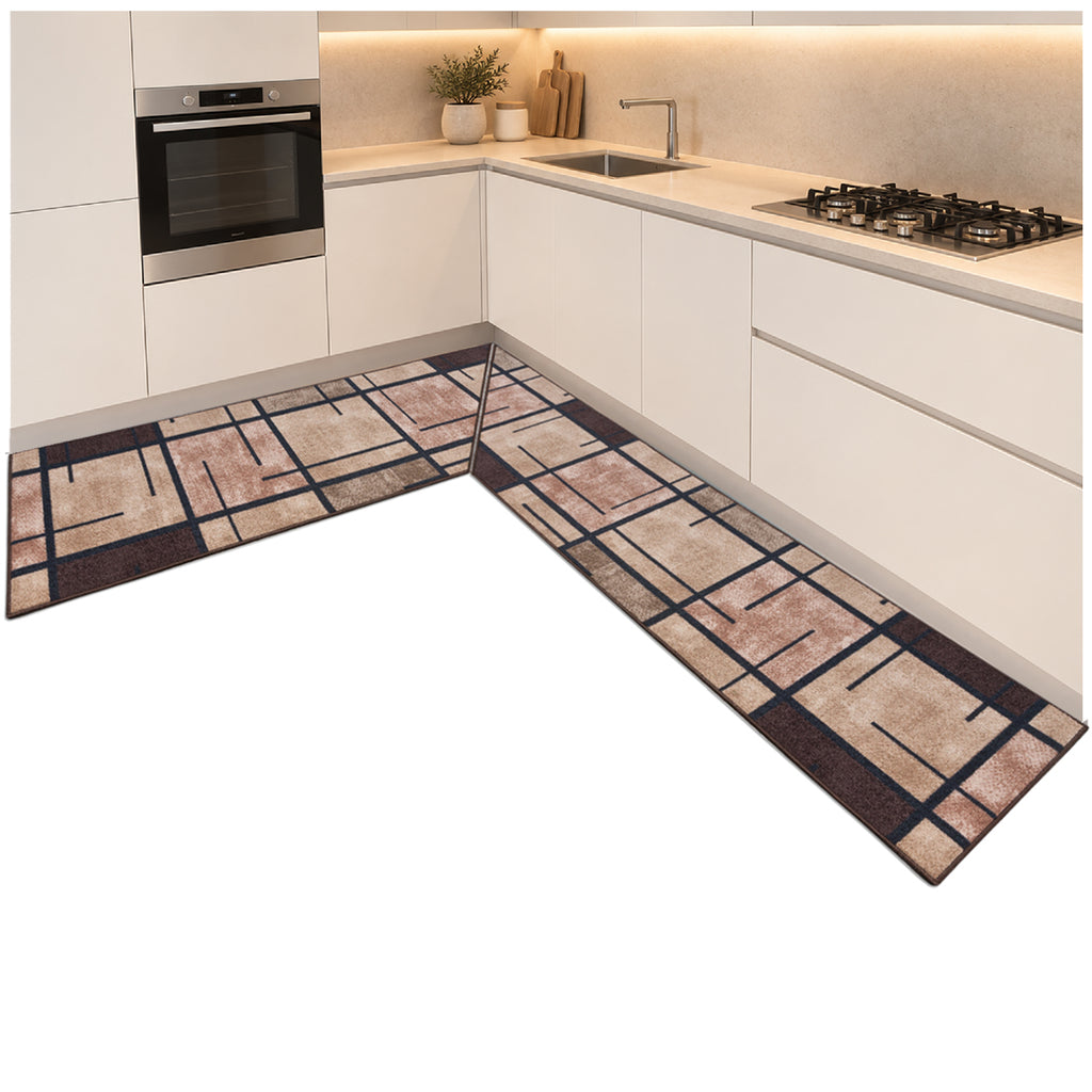 TAPPETO CUCINA MARMORIZZATO Angolare