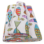 GRANFOULARD TELO ARREDO COPRITUTTO PESCIOLINI