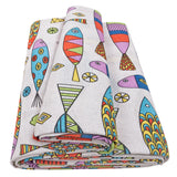 GRANFOULARD TELO ARREDO COPRITUTTO PESCIOLINI
