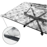 ROTOLO TOVAGLIA TRASPARENTE CRISTAL STAMPATO Fiori