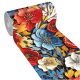 ROTOLO PVC ALBA - FIORI DIPINTI