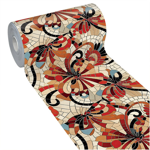 ROTOLO PVC ALBA - MOSAICO DI FIORI