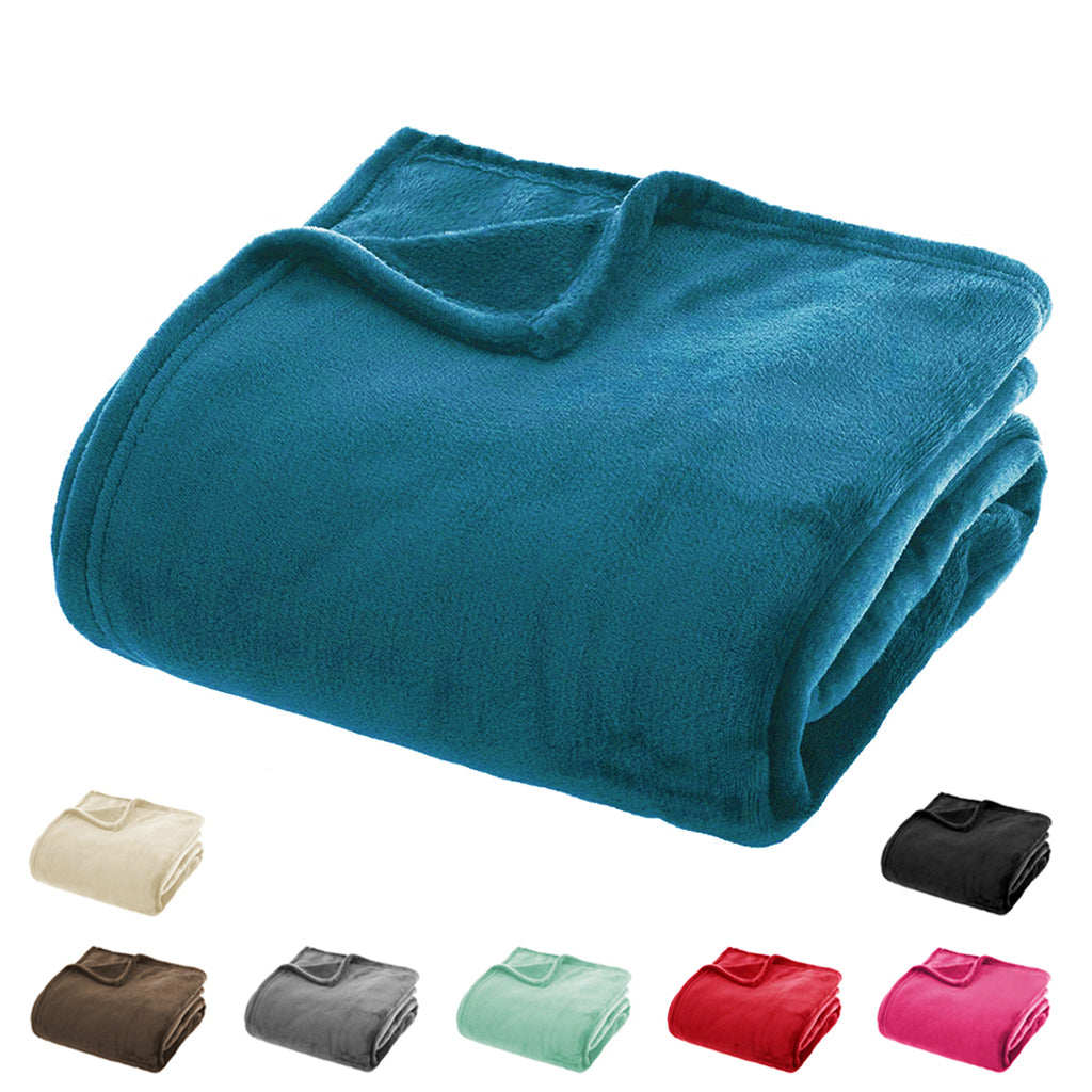 Coperta di pile in colore Nero, Misure: 130 x 170 cm, qualità: 220 g/m² Coperta di pile in colore Nero, Misure: 130 x 170 cm, qualità: 220 g/m²