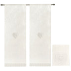 COPPIA DI TENDE CUORE PIZZO